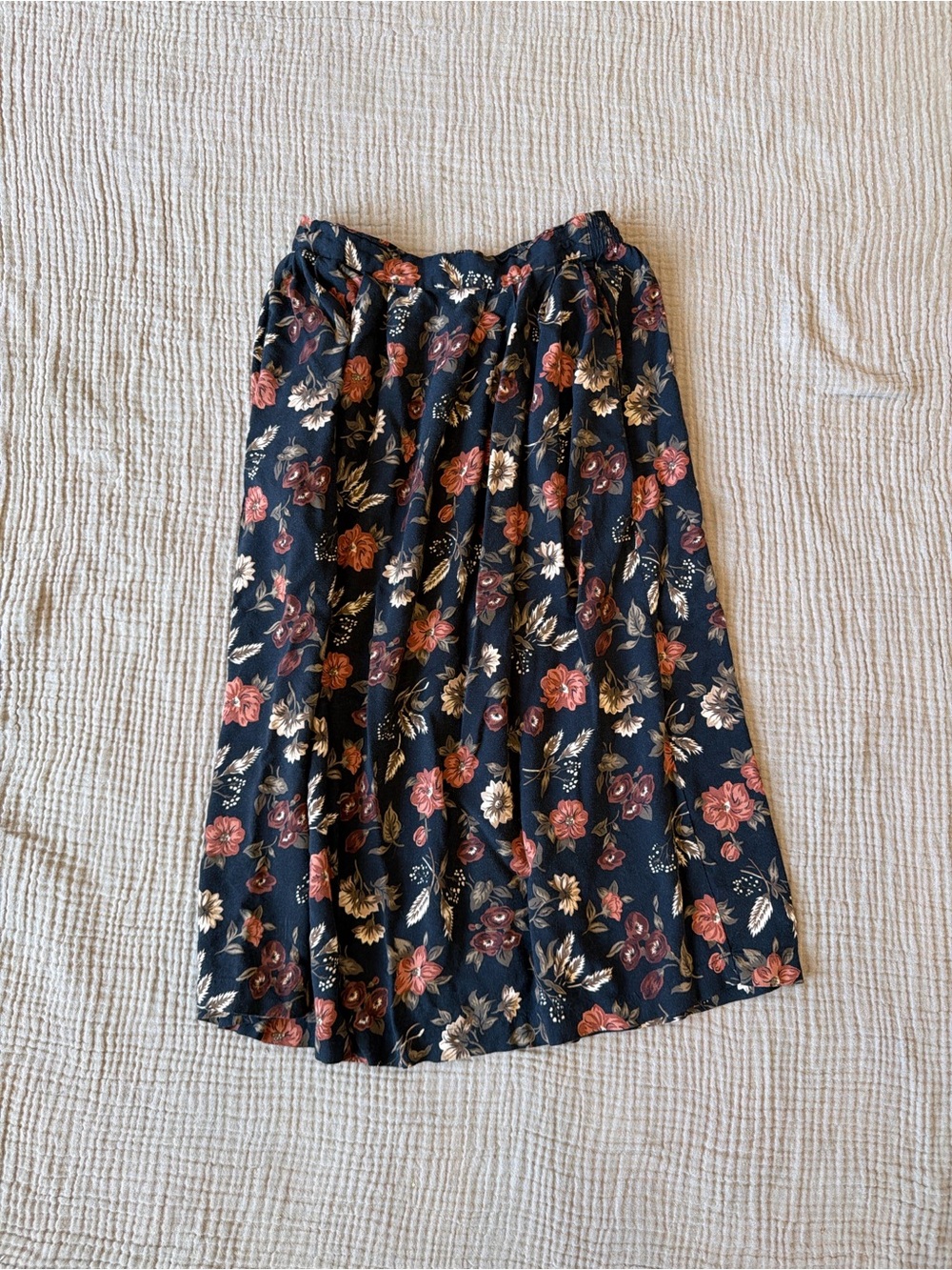 Vintage floral skirt